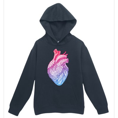 Anatomical Heart Valentines Day For Nurses & Doctors Urban Pullover Hoodie