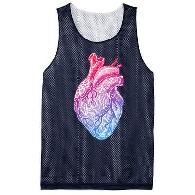 Anatomical Heart Valentines Day For Nurses & Doctors Mesh Reversible Basketball Jersey Tank