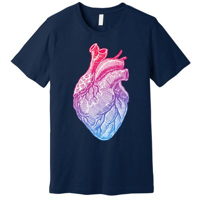 Anatomical Heart Valentines Day For Nurses & Doctors Premium T-Shirt