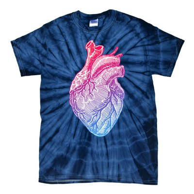 Anatomical Heart Valentines Day For Nurses & Doctors Tie-Dye T-Shirt