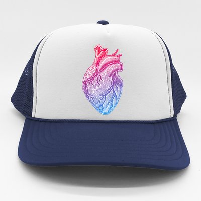 Anatomical Heart Valentines Day For Nurses & Doctors Trucker Hat