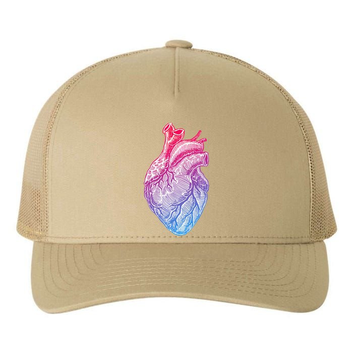 Anatomical Heart Valentines Day For Nurses & Doctors Yupoong Adult 5-Panel Trucker Hat