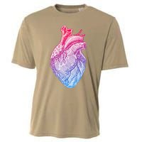 Anatomical Heart Valentines Day For Nurses & Doctors Cooling Performance Crew T-Shirt