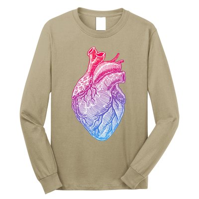 Anatomical Heart Valentines Day For Nurses & Doctors Long Sleeve Shirt