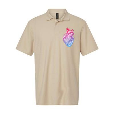 Anatomical Heart Valentines Day For Nurses & Doctors Softstyle Adult Sport Polo