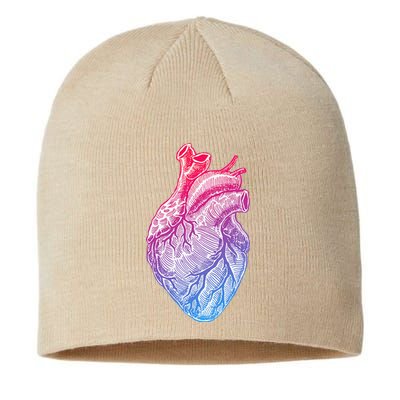 Anatomical Heart Valentines Day For Nurses & Doctors Sustainable Beanie