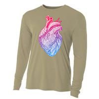 Anatomical Heart Valentines Day For Nurses & Doctors Cooling Performance Long Sleeve Crew