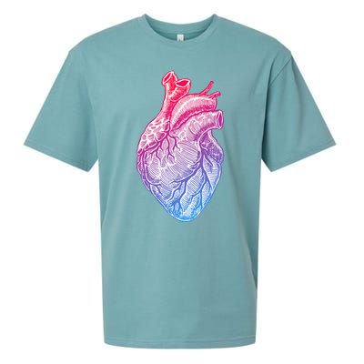 Anatomical Heart Valentines Day For Nurses & Doctors Sueded Cloud Jersey T-Shirt