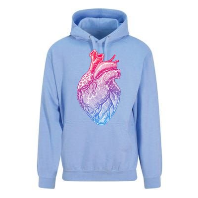 Anatomical Heart Valentines Day For Nurses & Doctors Unisex Surf Hoodie