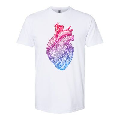 Anatomical Heart Valentines Day For Nurses & Doctors Softstyle CVC T-Shirt