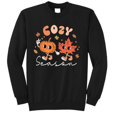 Autumn Harvest Vintage Vibes Retro Pumpkin Farming Sweatshirt