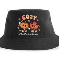 Autumn Harvest Vintage Vibes Retro Pumpkin Farming Sustainable Bucket Hat