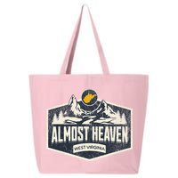 Almost Heaven West Virginia Map Home 25L Jumbo Tote