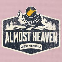 Almost Heaven West Virginia Map Home 25L Jumbo Tote