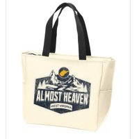 Almost Heaven West Virginia Map Home Zip Tote Bag