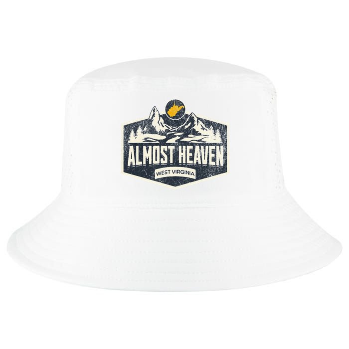 Almost Heaven West Virginia Map Home Cool Comfort Performance Bucket Hat