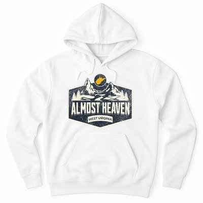 Almost Heaven West Virginia Map Home Hoodie