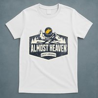 Almost Heaven West Virginia Map Home T-Shirt
