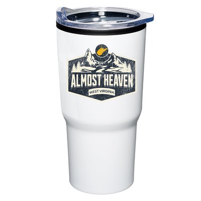Almost Heaven West Virginia Map Home Tumbler