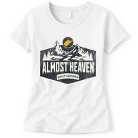 Almost Heaven West Virginia Map Home Womens T-Shirt