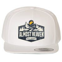 Almost Heaven West Virginia Map Home Wool Snapback Cap