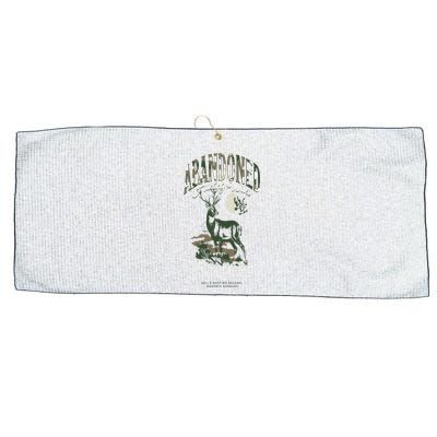 Abandoned Hunting Wives Social Club Vintage Hello Hunting Large Microfiber Waffle Golf Towel