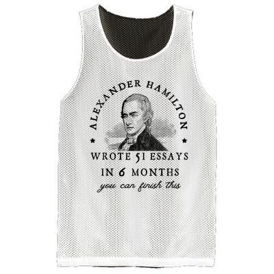 Alexander Hamiton Wrote 51 Essays Iin 6 Months Vintage Mesh Reversible Basketball Jersey Tank