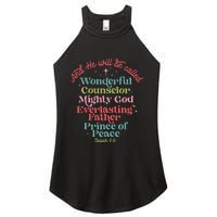 And He Will Be Called Isaiah 96 Bible Verses Jesus Xmas Women's Perfect Tri Rocker Tank