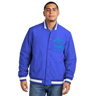 All Hard Work No Handouts Few WillHunt Gift Insulated Varsity Jacket