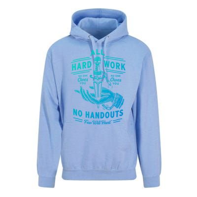 All Hard Work No Handouts Few WillHunt Gift Unisex Surf Hoodie