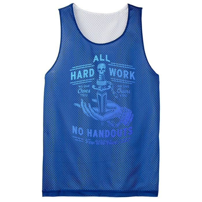 All Hard Work No Handouts Few WillHunt Gift Mesh Reversible Basketball Jersey Tank