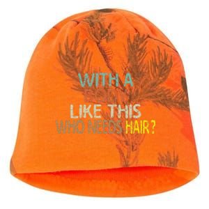 Aging Hairless With A Body Like This Who Needs Hair Kati - Camo Knit Beanie