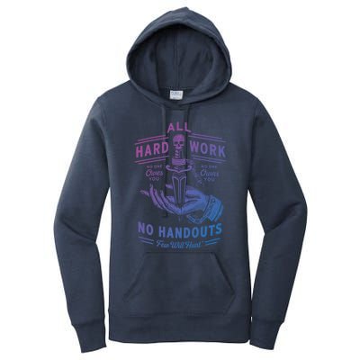 All Hard Work No Handouts Few WillHunt Gift Women's Pullover Hoodie