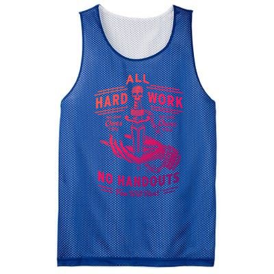 All Hard Work No Handouts Few WillHunt Gift Mesh Reversible Basketball Jersey Tank