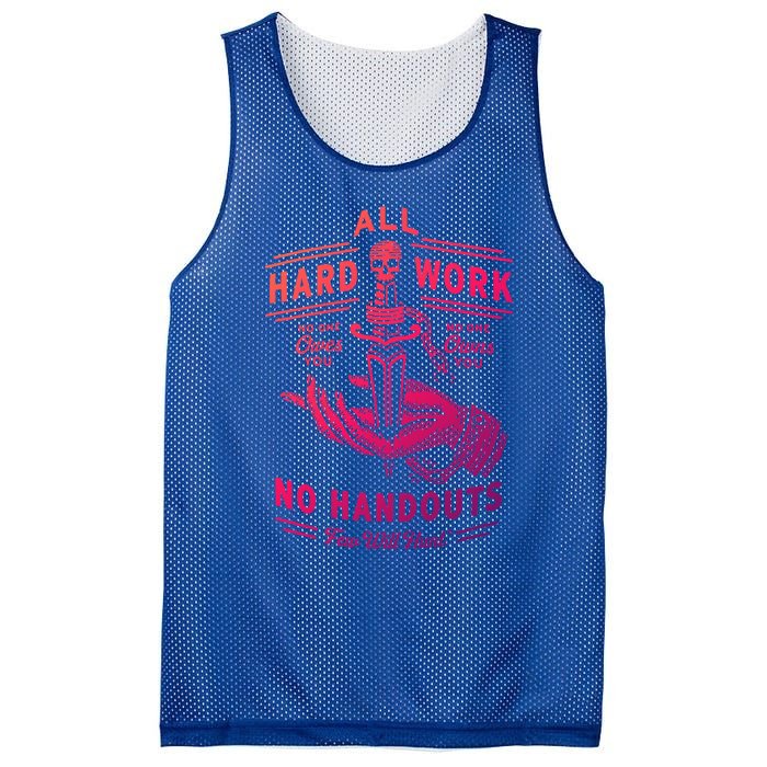 All Hard Work No Handouts Few WillHunt Gift Mesh Reversible Basketball Jersey Tank