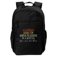 Alexander Hamilton Wrote 51 Essays In 6 Months Backpack