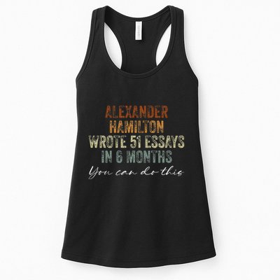 Alexander Hamilton Wrote 51 Essays In 6 Months Womens Tank Top