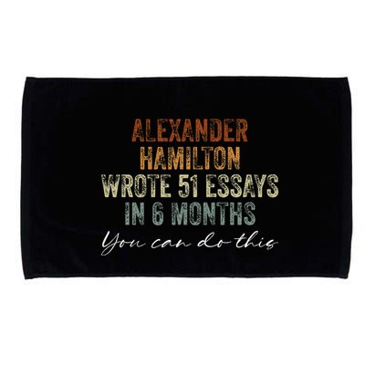 Alexander Hamilton Wrote 51 Essays In 6 Months Microfiber Hand Towel
