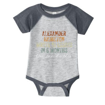 Alexander Hamilton Wrote 51 Essays In 6 Months Infant Baby Jersey Bodysuit