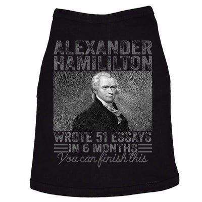 Alexander Hamilton Wrote 51 Essays In 6 Months Doggie Tank