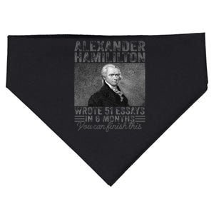 Alexander Hamilton Wrote 51 Essays In 6 Months USA-Made Doggie Bandana