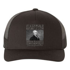 Alexander Hamilton Wrote 51 Essays In 6 Months Yupoong Adult 5-Panel Trucker Hat