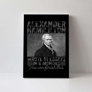 Alexander Hamilton Wrote 51 Essays In 6 Months Canvas