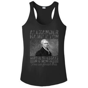 Alexander Hamilton Wrote 51 Essays In 6 Months Ladies PosiCharge Competitor Racerback Tank