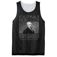 Alexander Hamilton Wrote 51 Essays In 6 Months Mesh Reversible Basketball Jersey Tank