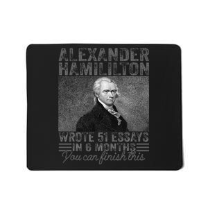 Alexander Hamilton Wrote 51 Essays In 6 Months Mousepad