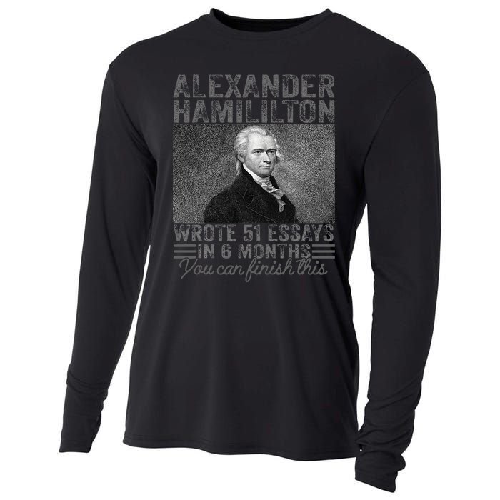 Alexander Hamilton Wrote 51 Essays In 6 Months Cooling Performance Long Sleeve Crew