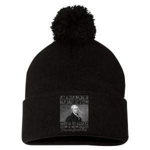 Alexander Hamilton Wrote 51 Essays In 6 Months Pom Pom 12in Knit Beanie