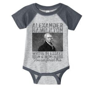 Alexander Hamilton Wrote 51 Essays In 6 Months Infant Baby Jersey Bodysuit