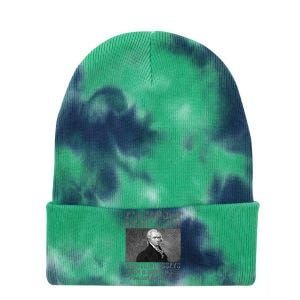 Alexander Hamilton Wrote 51 Essays In 6 Months Tie Dye 12in Knit Beanie